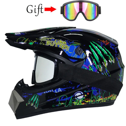 Children's Off-Road Motorcycle Helmet - Downhill AM DH Cross Bike Motocross Helmet
