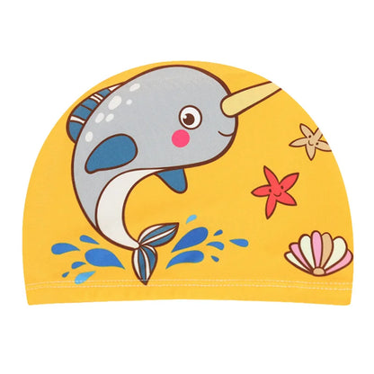 Professional Cartoon Swimming Cap for Kids