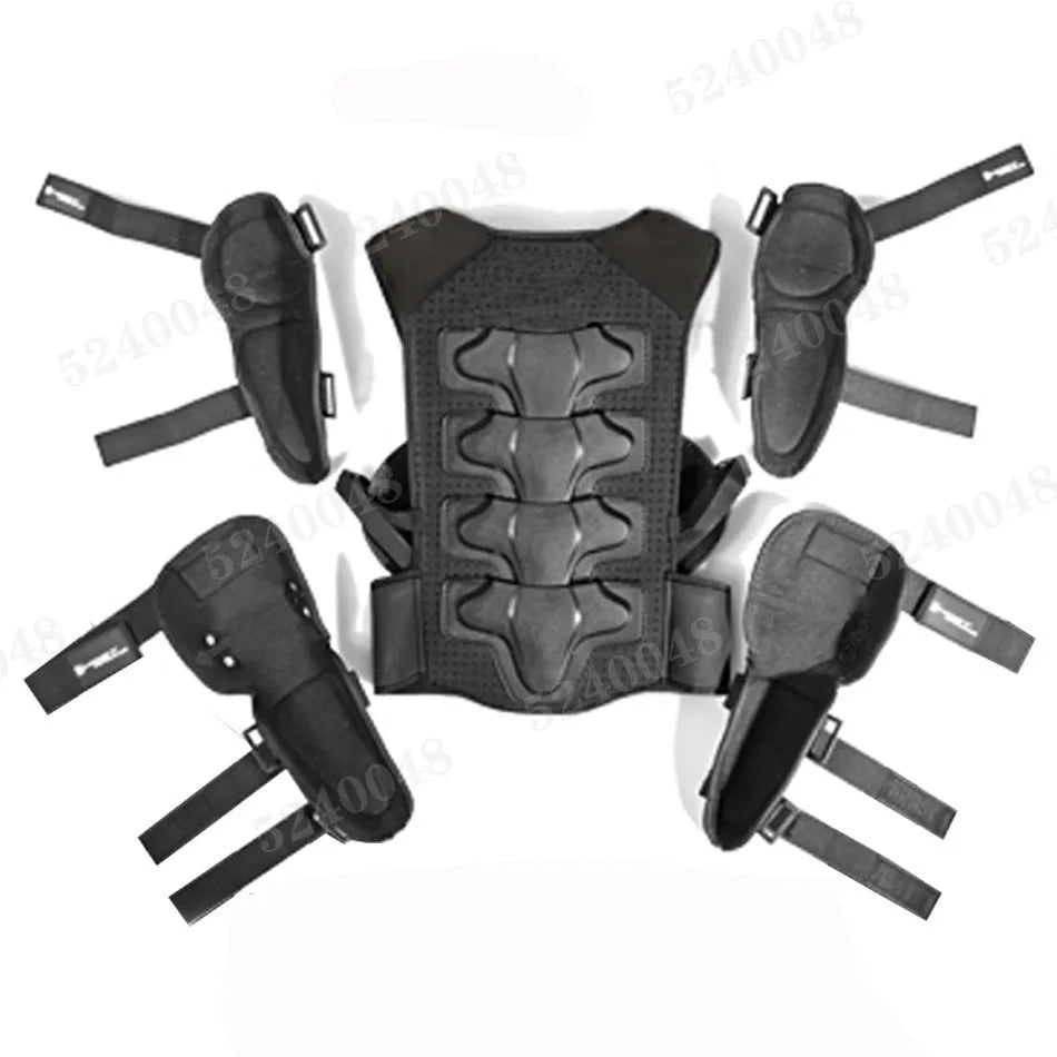 Youth Body Protection Armor Vest for Kids 1-1.7M - Motocross, Skiing & Skating Protective Gear