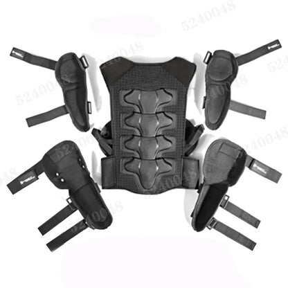Youth Body Protection Armor Vest for Kids 1-1.7M - Motocross, Skiing & Skating Protective Gear