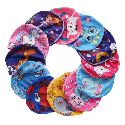 Professional Cartoon Swimming Cap for Kids