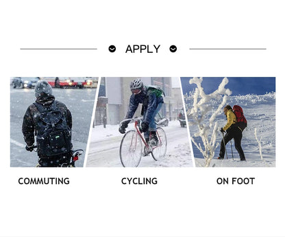 Winter Cycling Gloves - Windproof Cold Proof Full Finger Outdoor Waterproof Bicycle Motorcycle Riding Mitten