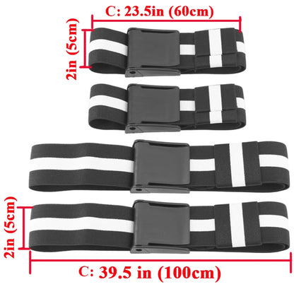Blood Flow Restriction Bands - BFR Occlusion Training Wraps for Arms & Legs, Muscle Growth & Strength Training