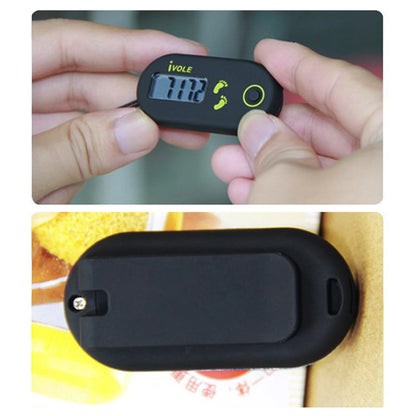 Clip-On Pedometer – Portable LCD Step Counter with Calorie Tracking for Fitness & Outdoor Sports