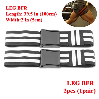 Blood Flow Restriction Bands - BFR Occlusion Training Wraps for Arms & Legs, Muscle Growth & Strength Training