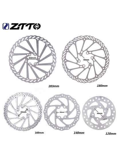 ZTTO Bicycle Brake Rotor 120 140 160 180 203mm 6 in Stainless Steel Hydraulic Brake Rotor MTB Road Bike Disc Brake With T25 Bolt