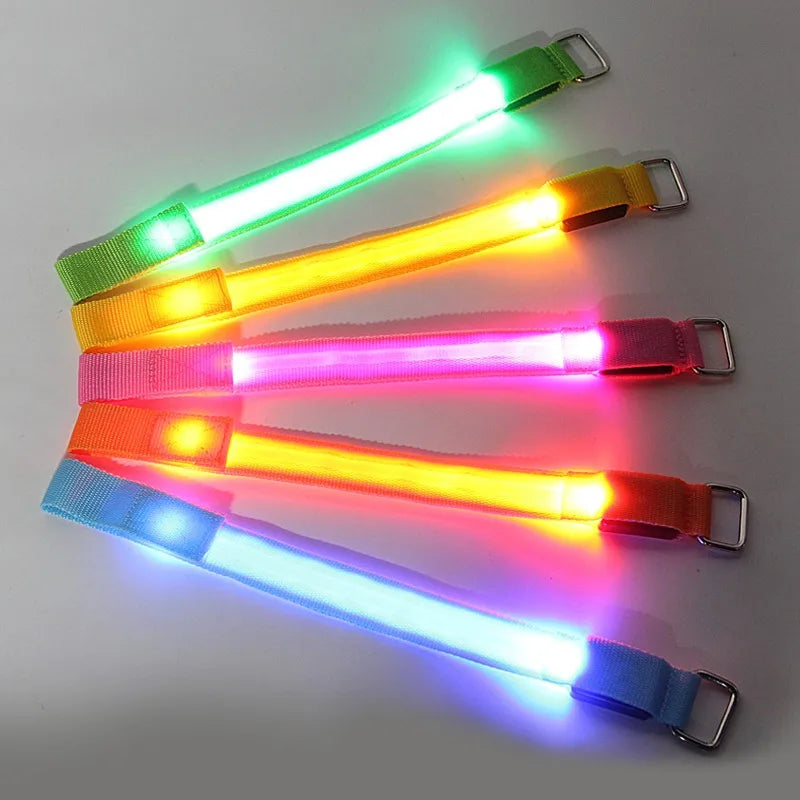 LED Horse Leg Safety Straps - 4 Piece Set for Night Riding