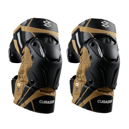 Cuirassier MX Motorcycle Knee Pads - Night Reflective Motocross Racing Guards Protection