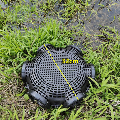 Multi-Hole Fishing Trap Cage - 3/6/8 Holes Plastic Shrimp Crayfish Lobster Catcher Net for Outdoor Fishing - Easy Installation