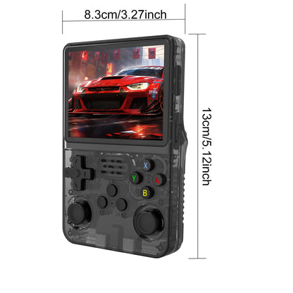 R36S Portable Handheld Game Console - 3.5" IPS Screen - 640x480 Resolution - 64GB Memory - Classic Games Preloaded