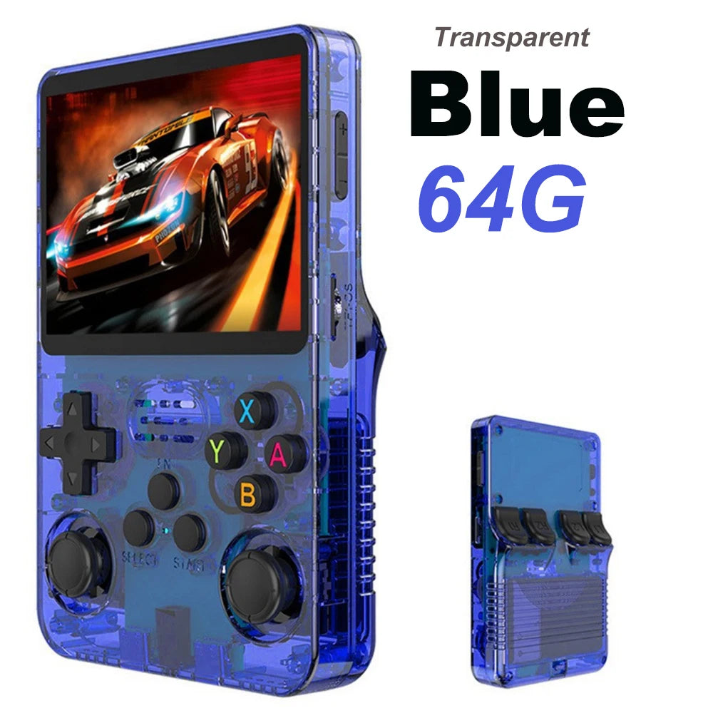 R36S Retro Handheld Game Console - 3.5'' IPS Screen - 64GB/128GB/256GB Storage - ARKOS 2.0 Portable Gaming System