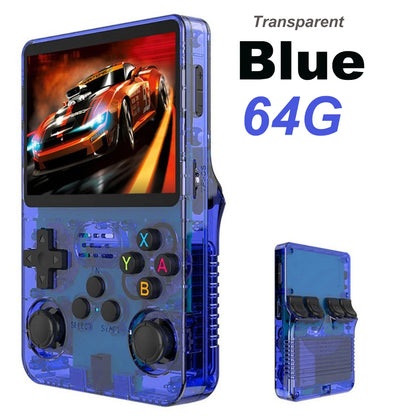 R36S Retro Handheld Game Console - 3.5'' IPS Screen - 64GB/128GB/256GB Storage - ARKOS 2.0 Portable Gaming System