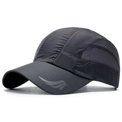 Quick-Dry Mesh Baseball Cap - Sports Running & Golf Hat - Breathable Snapback for Men & Women