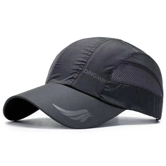 Quick-Dry Mesh Baseball Cap - Sports Running & Golf Hat - Breathable Snapback for Men & Women