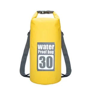 Waterproof Dry Bag Set - 5L/10L/15L/20L/30L PVC Storage Sacks for Kayaking, Canoeing, Rafting & Swimming Adventures