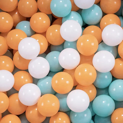 Colorful Ocean Ball Pit Balls - Eco-Friendly Non-Toxic Plastic Play Balls 5.5cm (50pcs Love & Star Shapes)