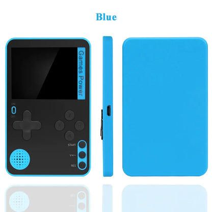 Portable Retro Handheld Game Console - 500 Classic Games - LCD Screen - Rechargeable - Gift for Kids & Adults