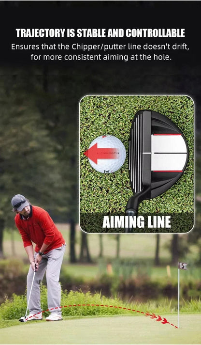 Premium Steel Golf Chipper Putter - Unisex Sand Wedge & Pitching Club