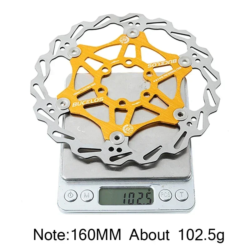 Floating Disc Brake Rotor - 160mm/180mm/203mm MTB & Road Bike - Ultralight Heat Dissipation Design