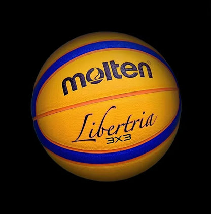 Official Competition Basketball Size 7 - PU Leather 3x3 Certified Standard Ball for Men's & Women's Training