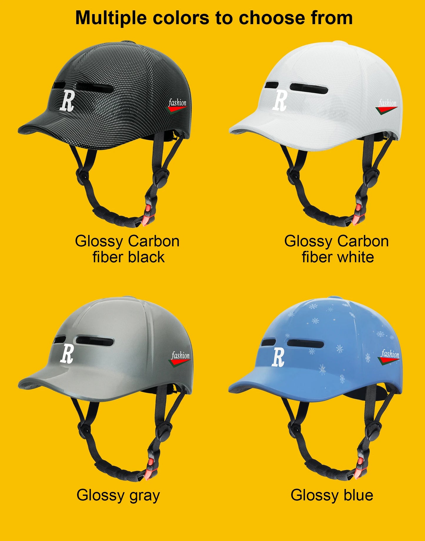 GUDOOK Baseball Cap Style Bicycle Helmet - Adjustable Adult Mountain & Road Bike Helmet with Peak