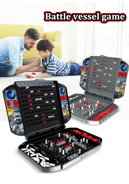 Warship Sea Ship Board Games Toys - Battleship Classic Naval Combat Strategy Table Game for Kids