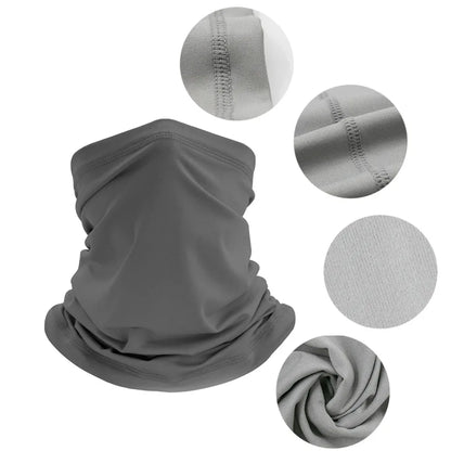 Multifunctional Outdoor Face Mask - Seamless Balaclava Neck Warmer for Cycling, Motorcycle, Fishing - Windproof & Sun Protection Bandana Buff