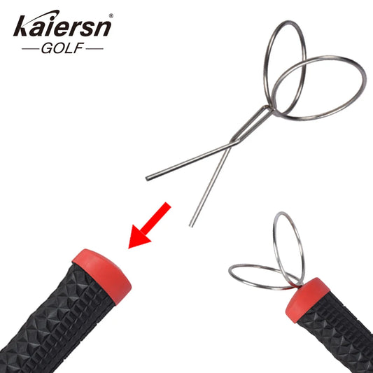 60mm Golf Ball Retriever Clip - 2-Pack Pickup Tool for Practice Training & Park Golf Accessories