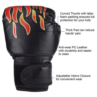 Boxing Training Gloves for Kids & Adults - Taekwondo Combat Fitness Protective Gear