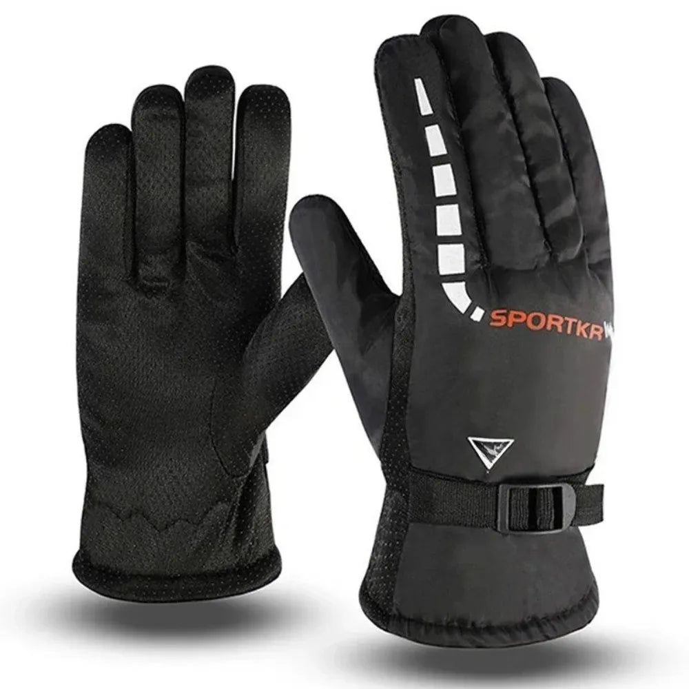 Waterproof Anti-Slip Winter Cycling Gloves - Outdoor Sports & Motorcycle Riding