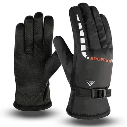 Waterproof Anti-Slip Winter Cycling Gloves - Outdoor Sports & Motorcycle Riding