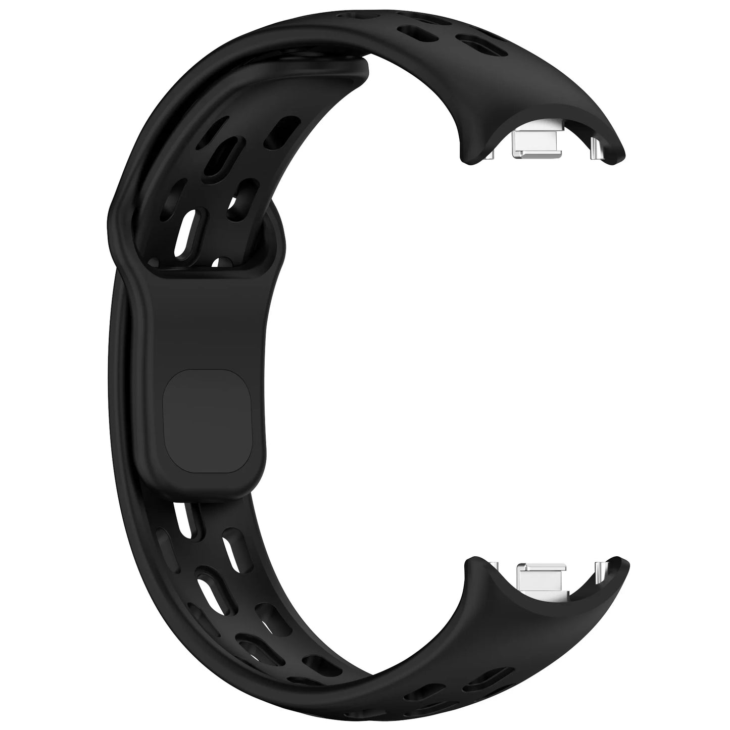 Sport Breathable Silicone Strap for Xiaomi Mi Band 10/9/8 - Replacement Wristband Bracelet Belt Accessory