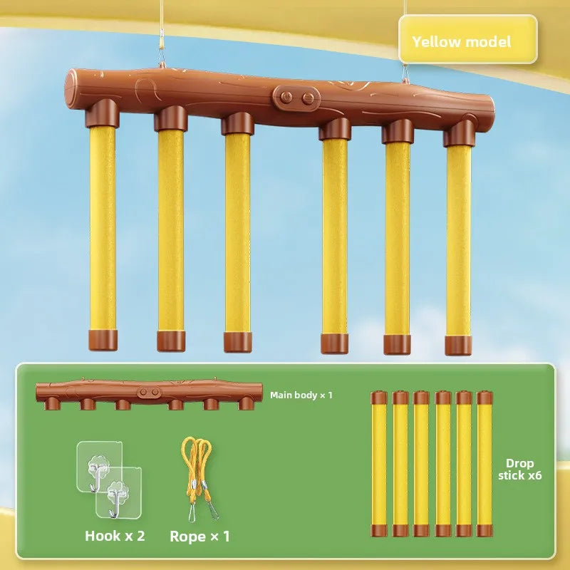 Reflex Challenge Catch Sticks Game - Falling Sticks Reaction Training Toy for Sensory Integration & Drop Catch Win