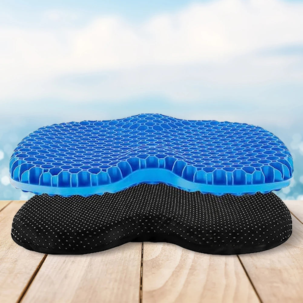 Anti-Slip Gel Kayak Seat Cushion - Waterproof Non-Slip Seat Pad for Sit-In Kayaks, Inflatable Kayaks, Canoes, and Boats