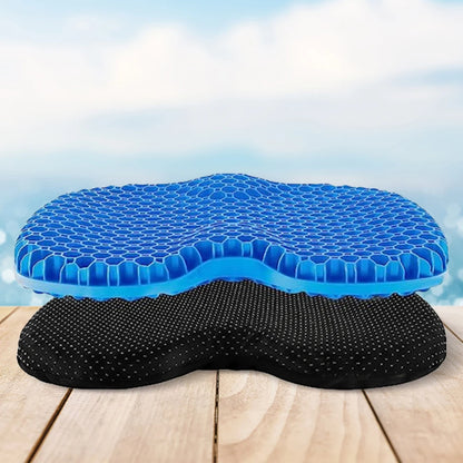Anti-Slip Gel Kayak Seat Cushion - Waterproof Non-Slip Seat Pad for Sit-In Kayaks, Inflatable Kayaks, Canoes, and Boats