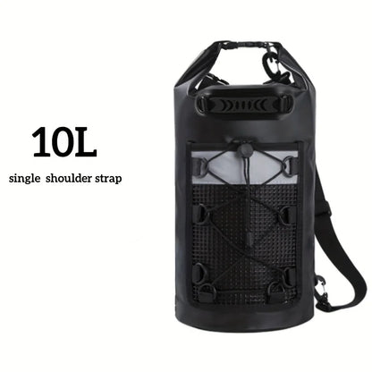 Waterproof Dry Bag Backpack 10L 20L - PVC Shoulder Pack for Kayaking, Surfing, Rafting, Trekking & Boating