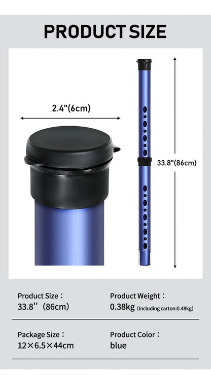 Aluminum Golf Ball Picker Tube - No-Bend Ball Catcher & Collector for Practice & Training Accessories
