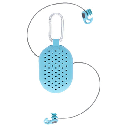 Universal-Fit Waterproof Ear Plugs with Sound Transmission - Swimming Surfing Diving Water Sports Accessories with Lanyard