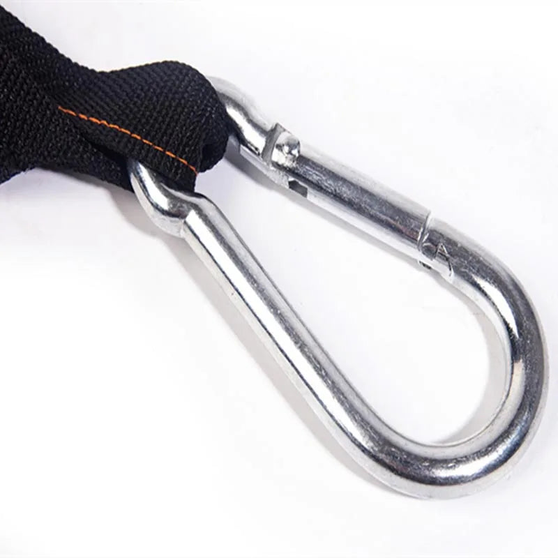 Heavy Duty AB Sling Straps - Rip-Resistant Suspension Trainer Pair for Pull-Up Bar Hanging Leg Raises - Home & Gym Fitness Equipment