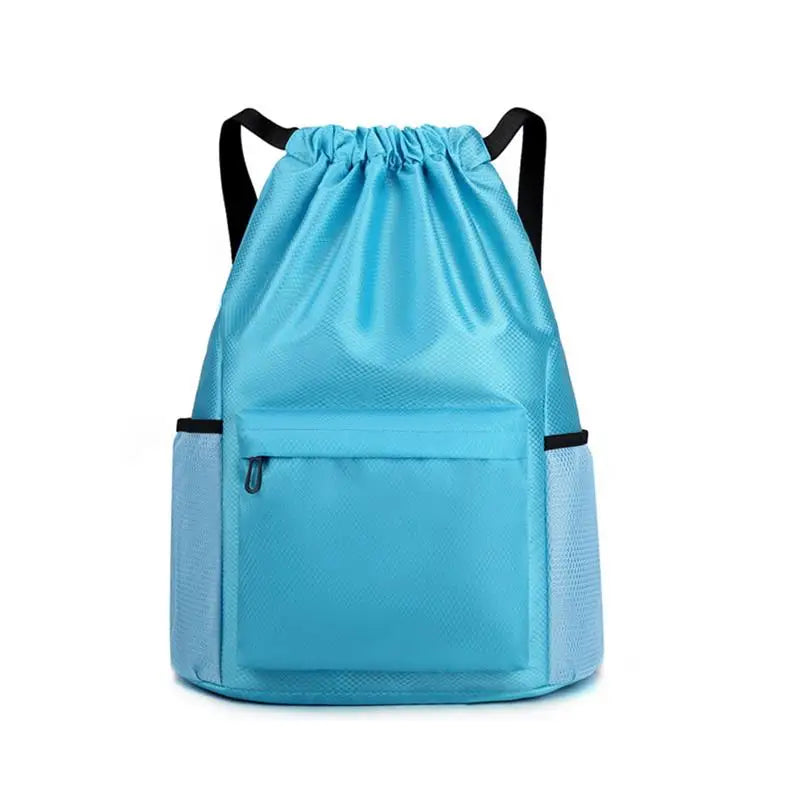 Large Capacity Drawstring Backpack - Sports String Bag for Gym, Swim & Beach - Women & Men