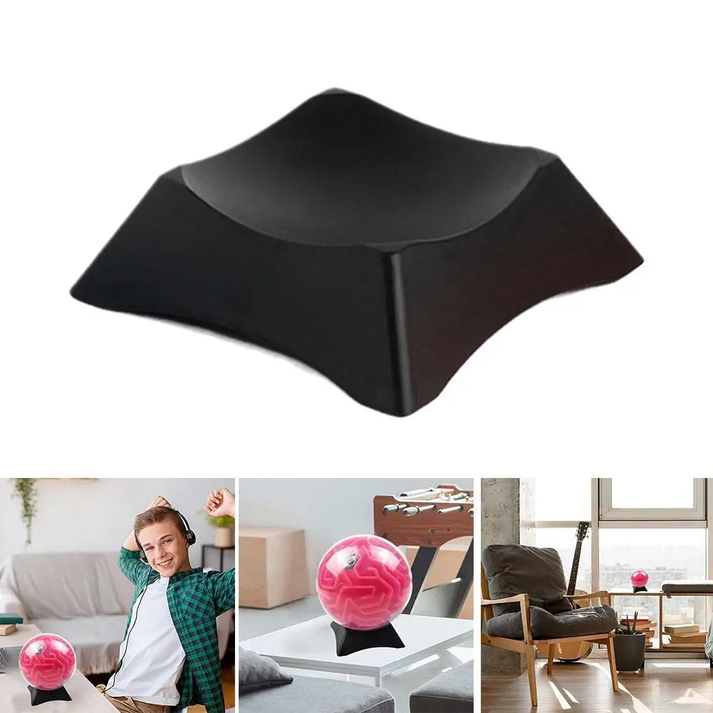 Premium Mini Ball Stand Display Holder - Universal Support Base for Baseball, Basketball, Football, Soccer, Volleyball & Spherical Items