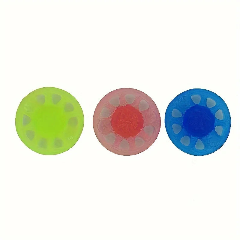 TPE Hand Exercise Band & 8-Hole Grip Ball - Grip Strength Trainer for Muscle Building, Rehabilitation & Stretching