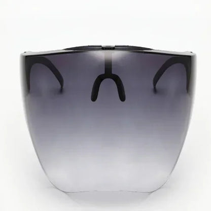 Full Face Shield Cycling Sunglasses - Protective Spherical Lens Goggles for Men & Women