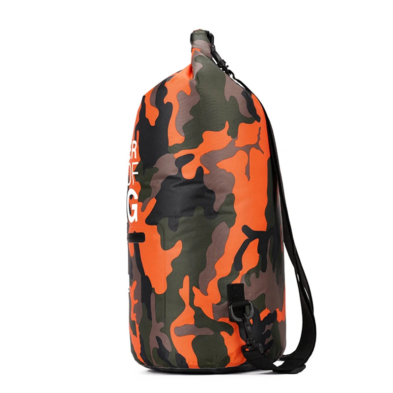 Waterproof Dry Bag Backpack - 30L/15L with Wet Separation Pocket for Kayaking, Boating, Swimming & Outdoor Sports