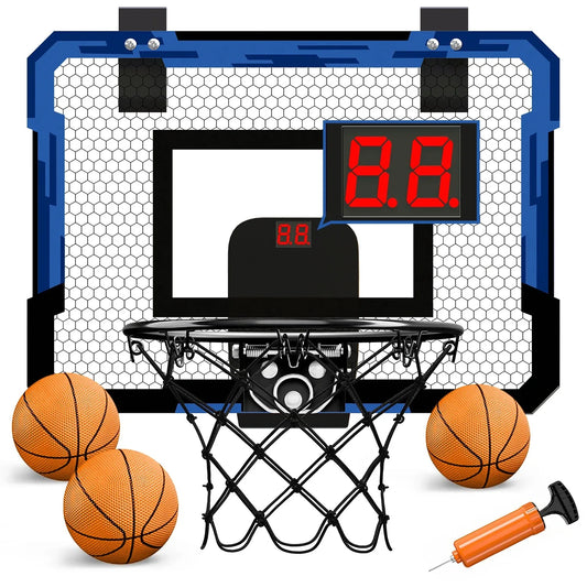 Wall-Mounted Ring Basketball Hoop – Indoor Training Mini Basketball Toy Set for Kids, Ideal for Home and Outdoor Play