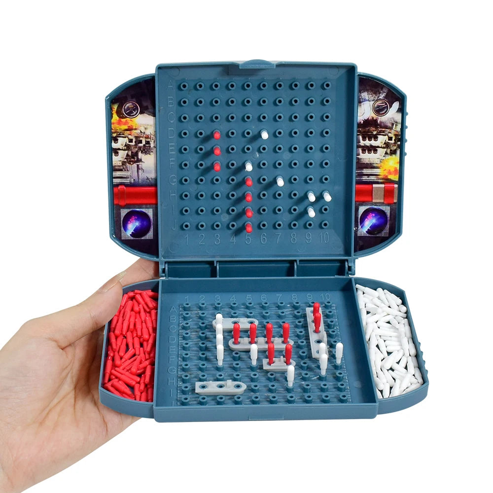 Warship Sea Ship Board Games Toys - Battleship Classic Naval Combat Strategy Table Game for Kids