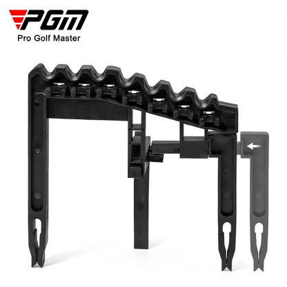 Adjustable Golf Club Organizer - 9 Iron Holder Training Aid with Anti-Collision Design (Model ZJ018)