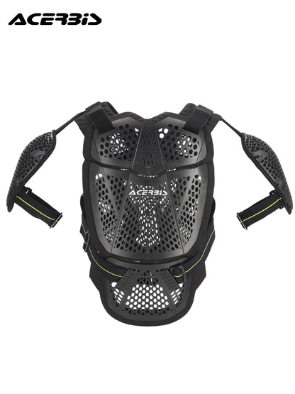 CE Certified Motorcycle Chest Protector - Lightweight Off-Road Racing Armor with Removable Shoulder Guards