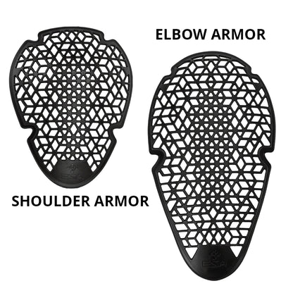 CE Certified Motorcycle Armor - Lightweight Ergonomic Impact Protection for Riding Jackets