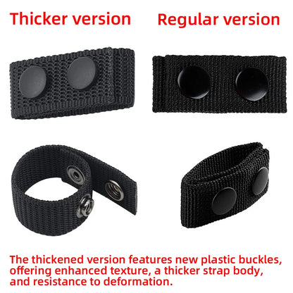 Tactical Belt Set - 4-Piece Multi-Functional Double Nylon Buckle System for Outdoor Sports & Equipment